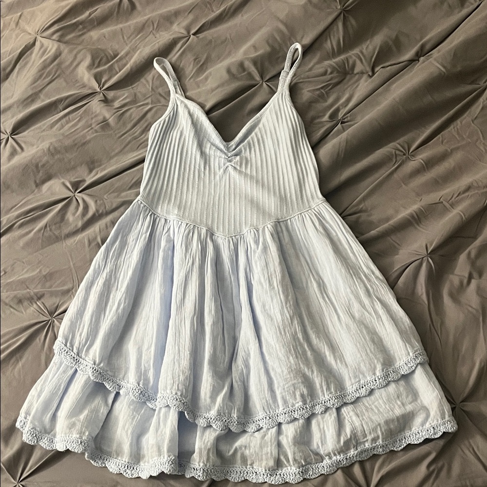 Aerie Light Blue Mini Dress